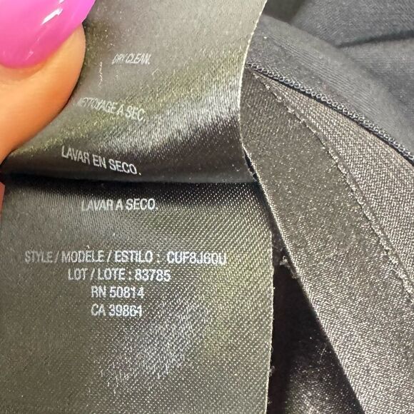 Elie Tahari Wool Blend Belted Sheath Little Black Dress 6 - Picture 6 of 8